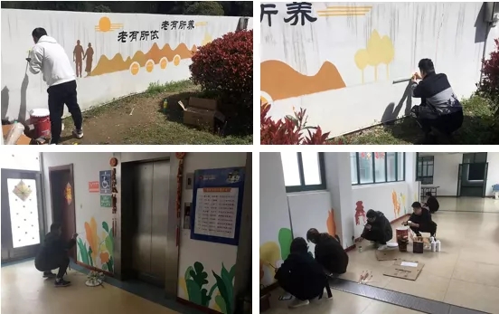 南京藝之行畫室&江寧區(qū)湯山街道開展“情系雷鋒月，愛繪敬老院”學雷鋒活動！圖二